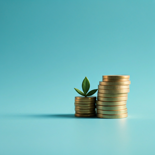 Ilustração de gestão financeira